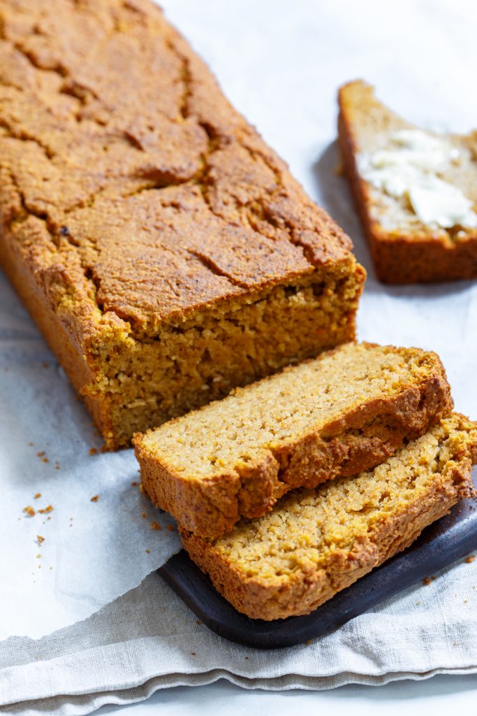 Vegan pompoenbrood