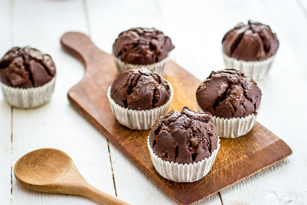 Basisrecept: chocolade muffins