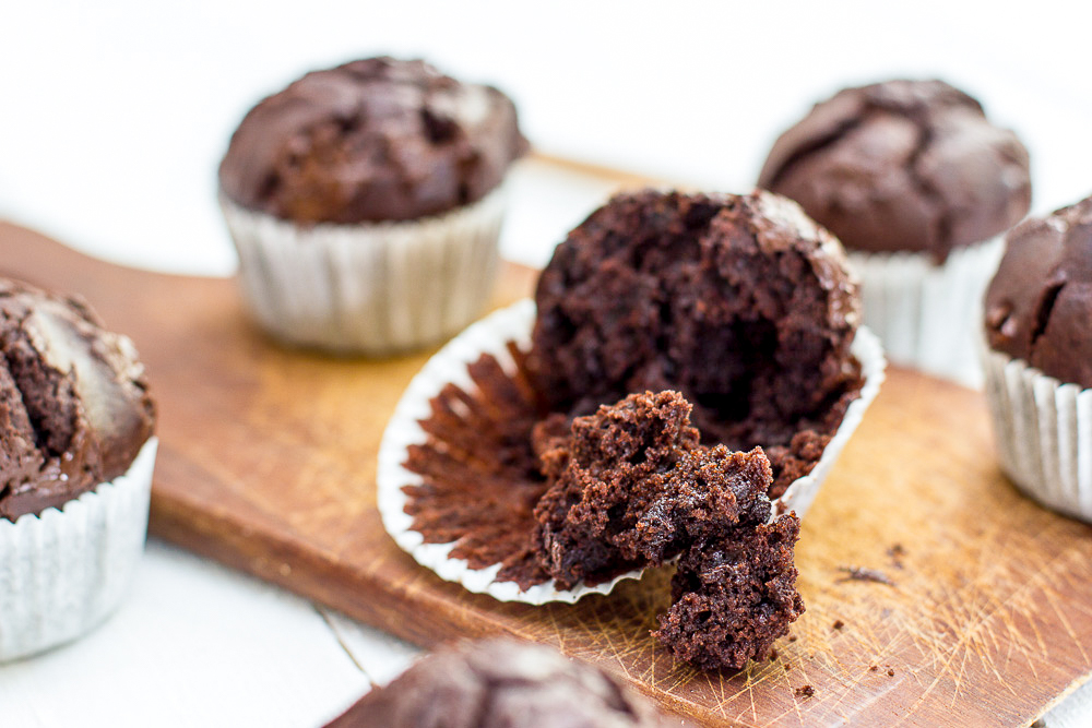 Basisrecept: chocolade muffins