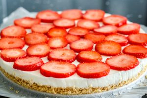 Supermagere citroenkwarktaart