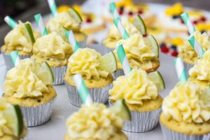 Mini mojito cupcakes
