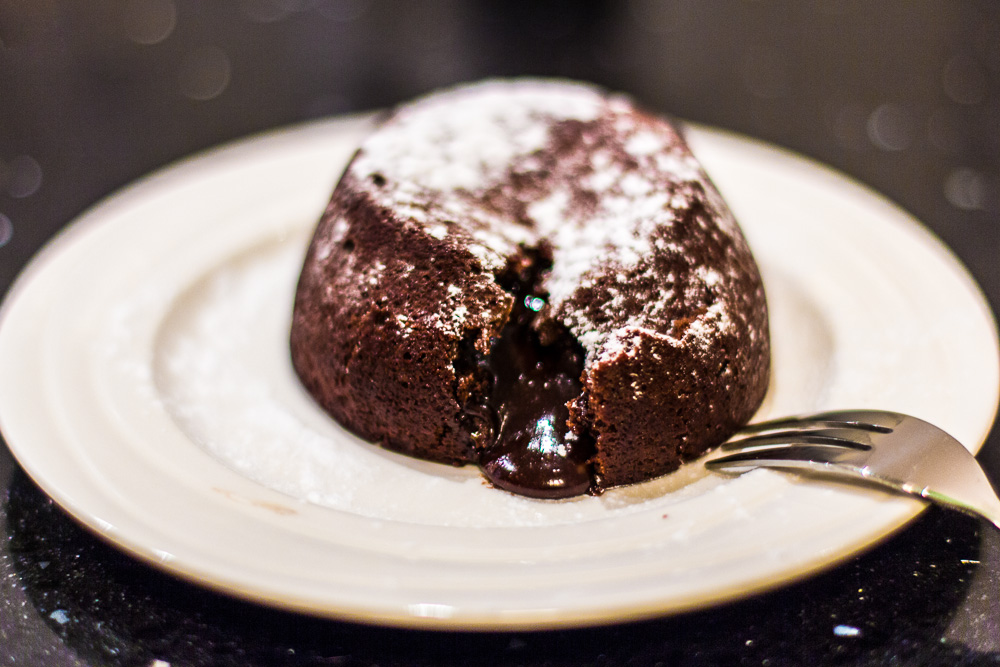 Perfect dessert: molten lava cakes