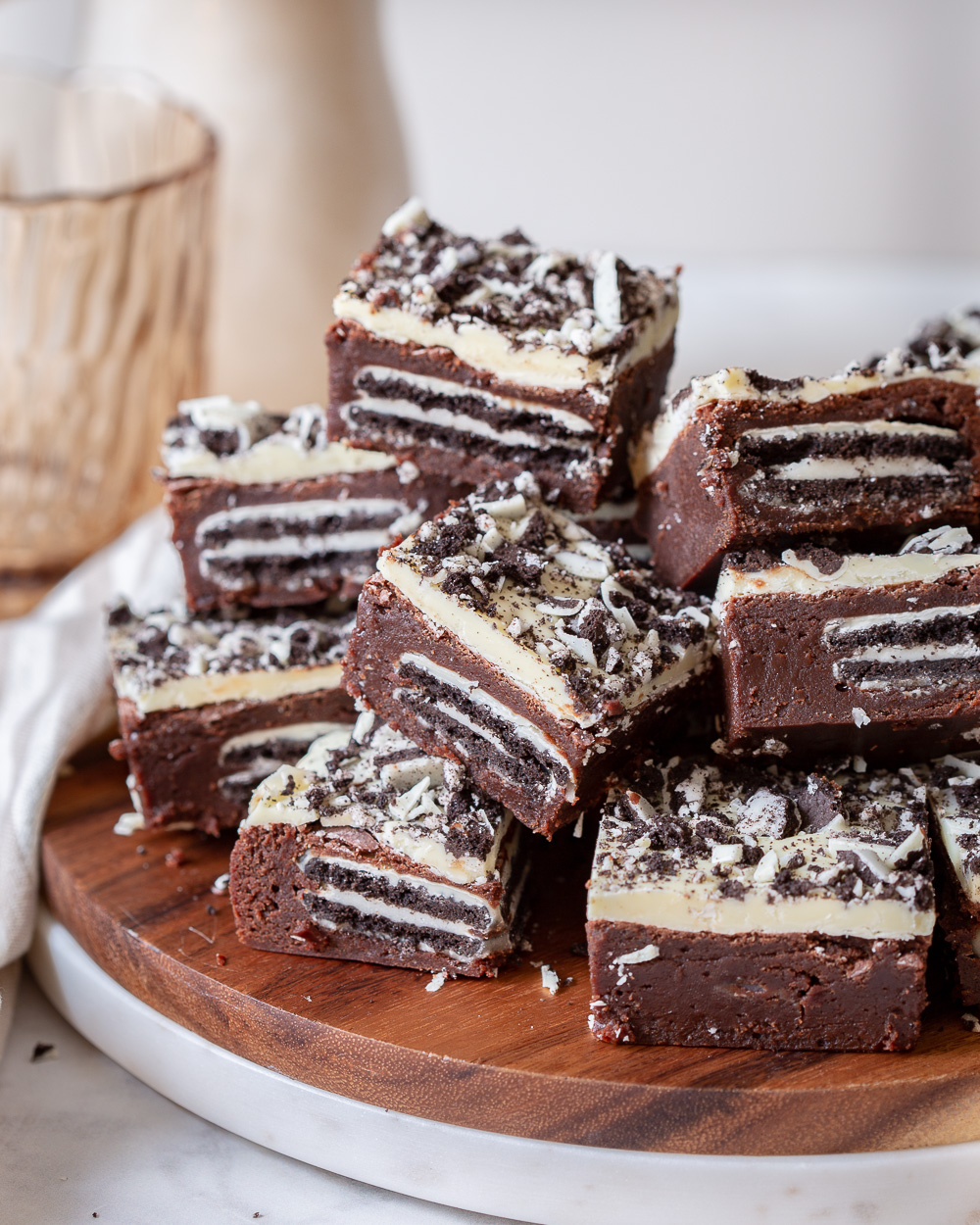 Oreo brownies met witte chocolade