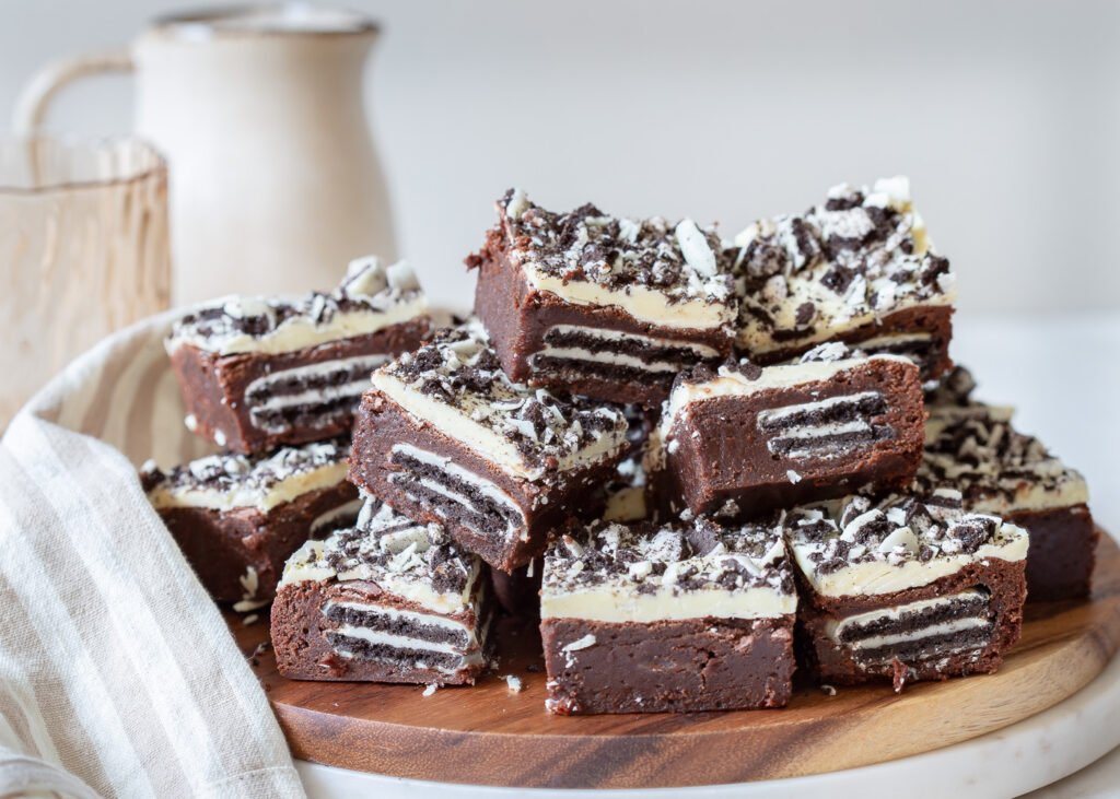 Oreo brownies met witte chocolade