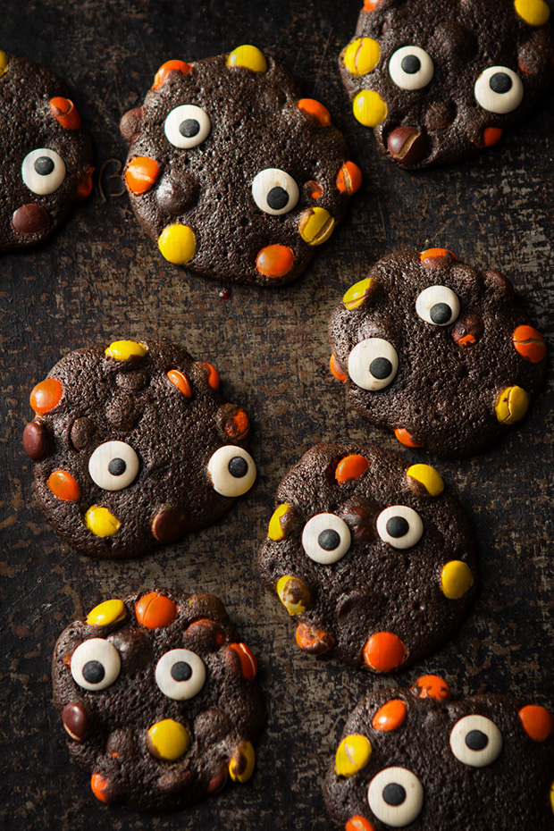 Chocolade monsterkoekjes