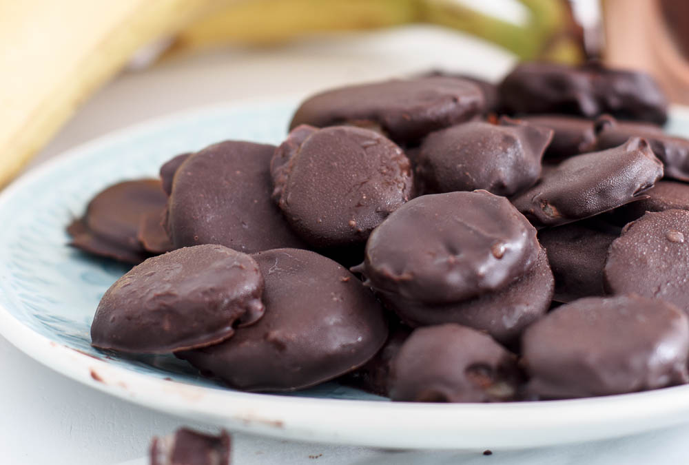 Chocolade ijsbanaantjes