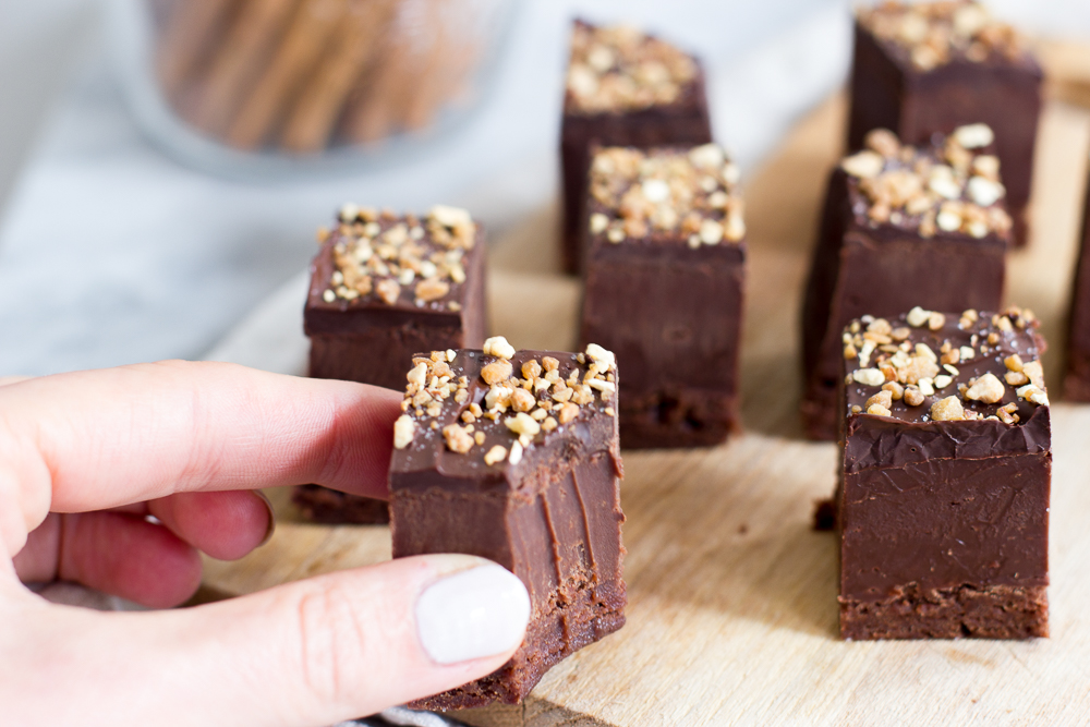 Nutella fudge brownies recept