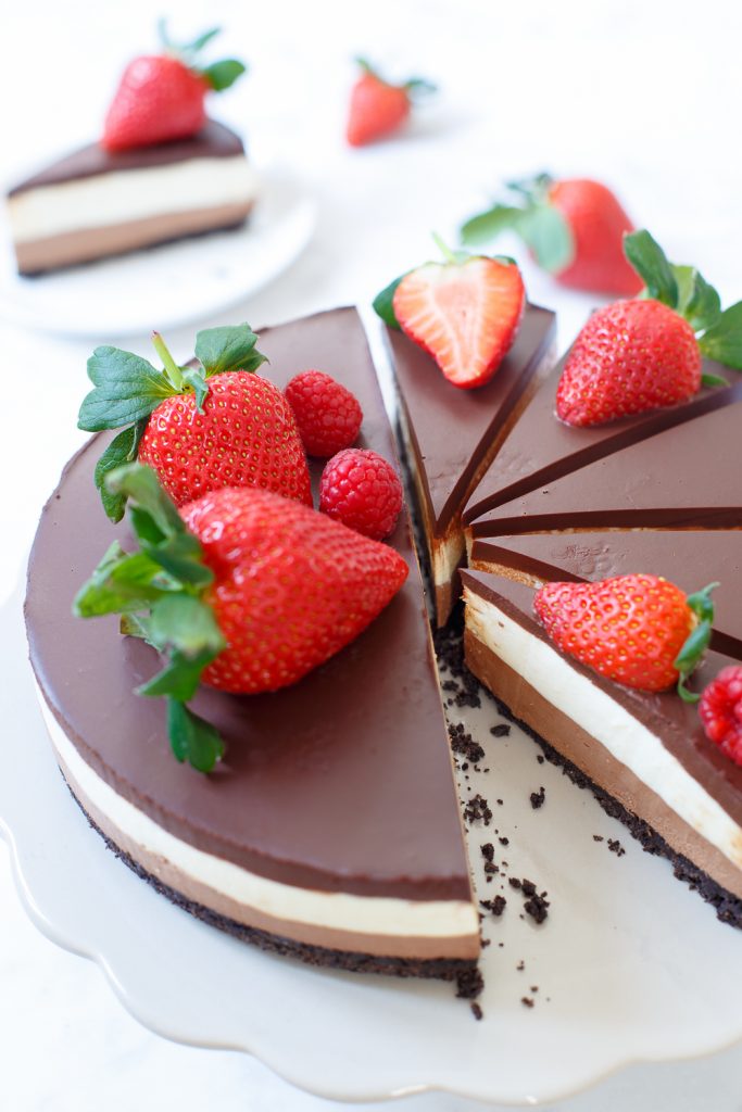 Chocolade cheesecake
