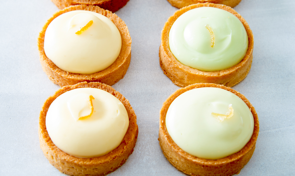Tartelettes met limoencrème