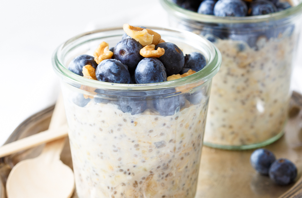 Overnight oats maken