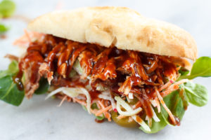 Smokey broodje pulled pork