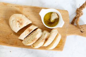 Smokey stokbrood van de BBQ