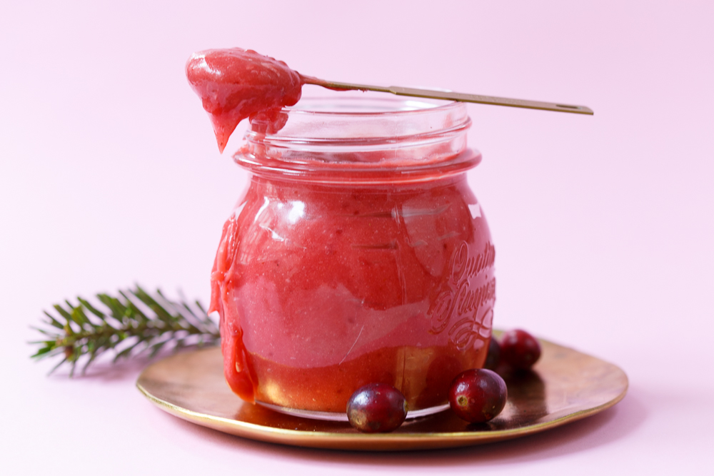 Cranberry curd