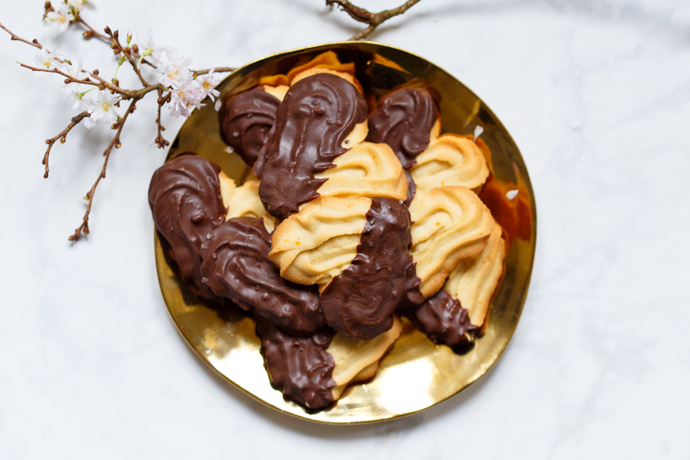 Vegan spritsen met chocolade