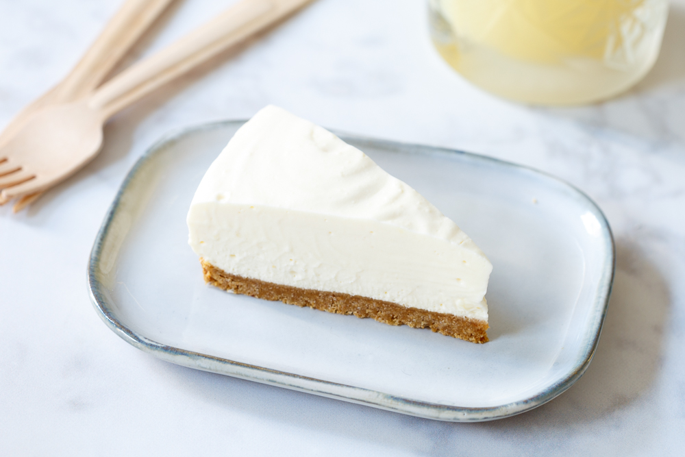 No-bake witte chocolade cheesecake (zonder oven)