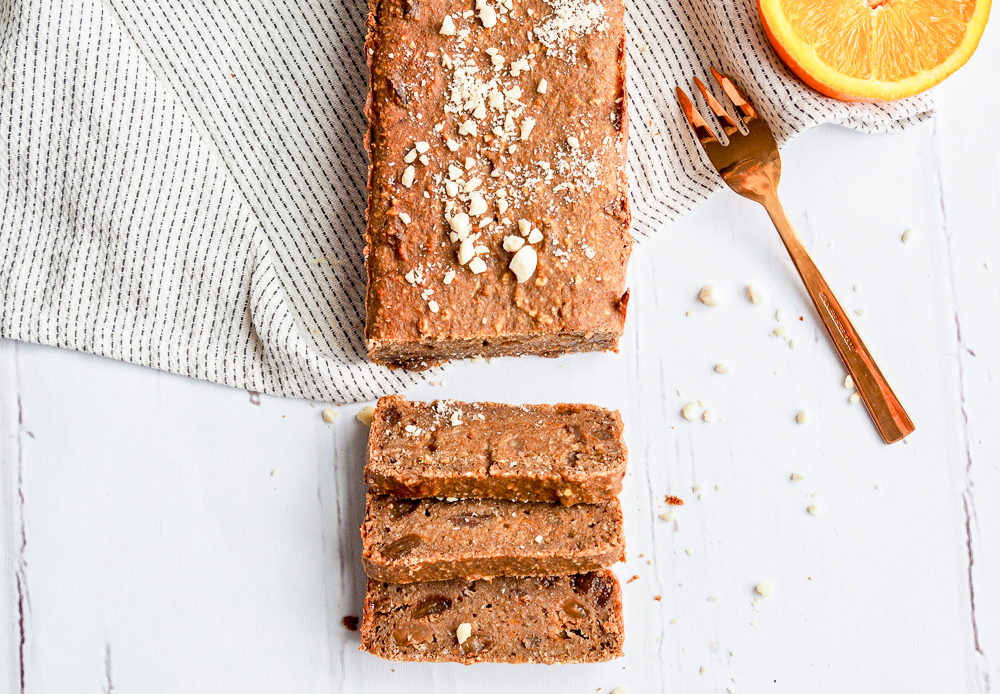 Gezonde kruidkoek met sinaasappel