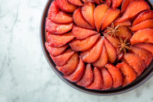 Tarte tatin met stoofperen