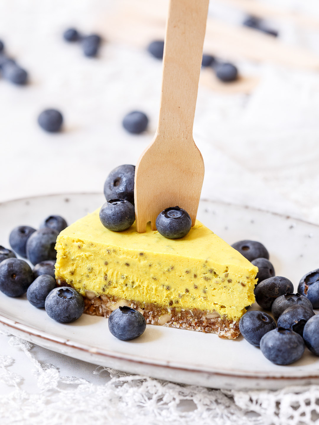 Vegan paasbrunch recepten - vegan cheesecake