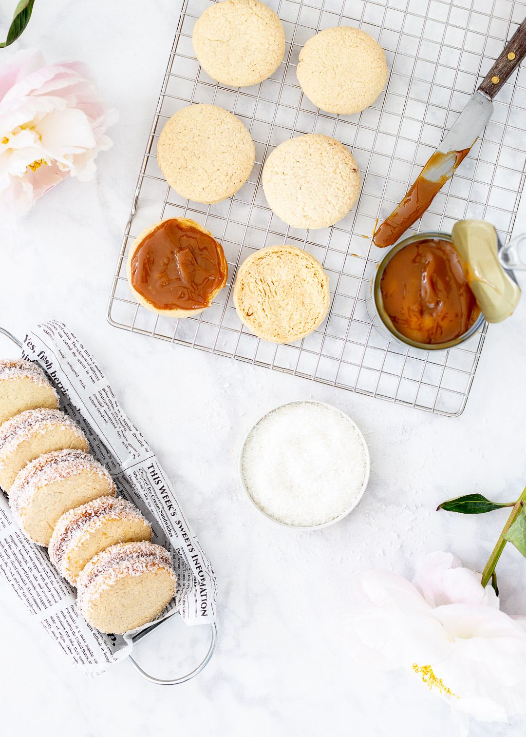 Alfajores koekjes van Máxima