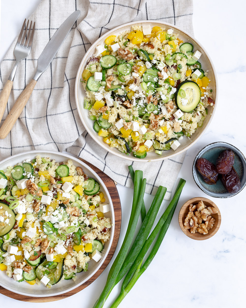 Vegetarische couscous salade recept