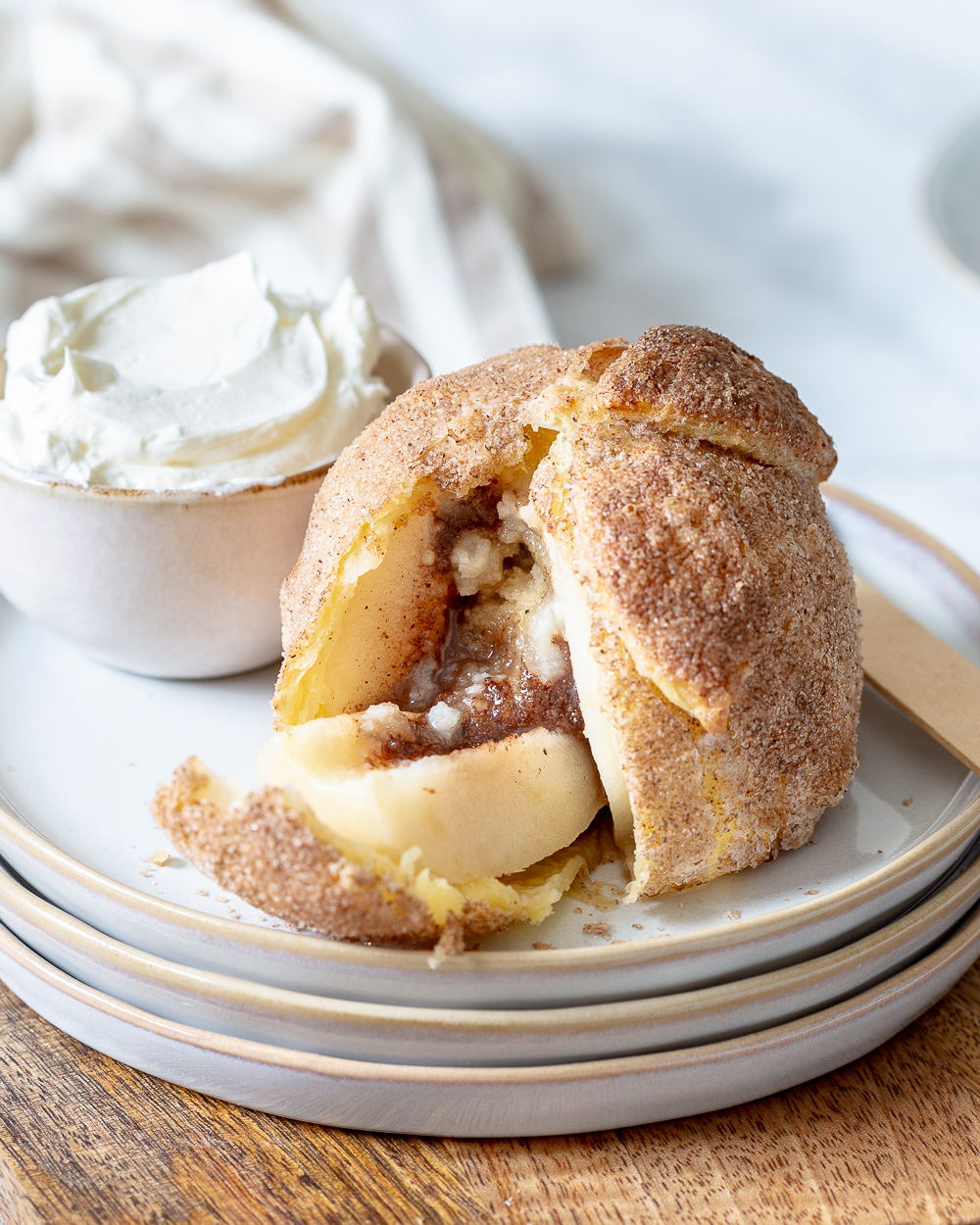 Simpel appelbollen recept