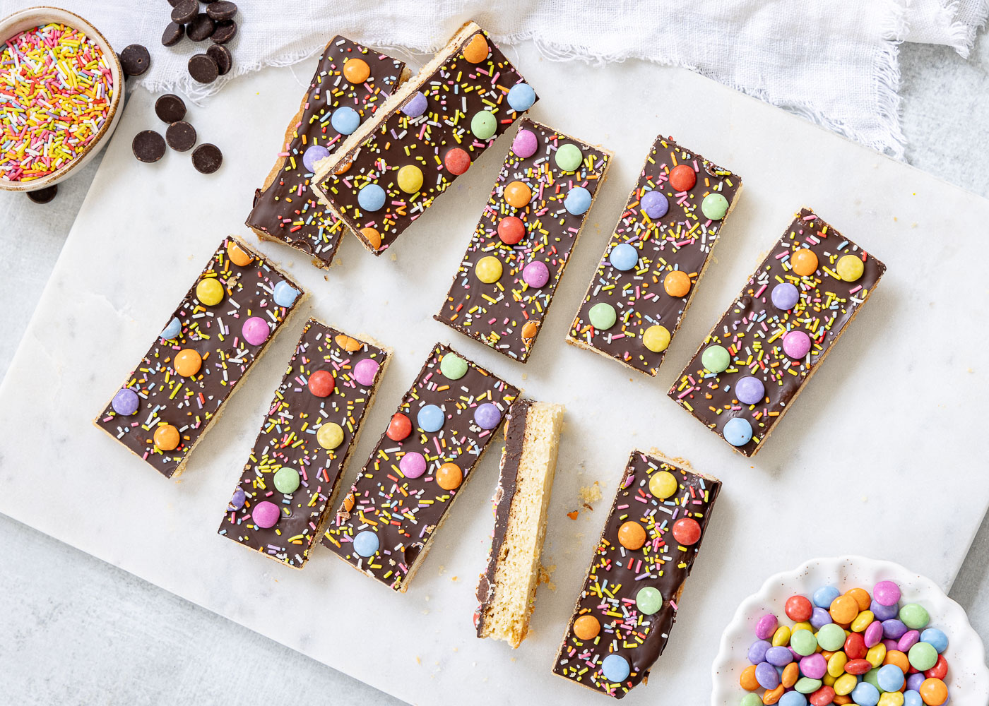 Traktatie koekjes met Smarties