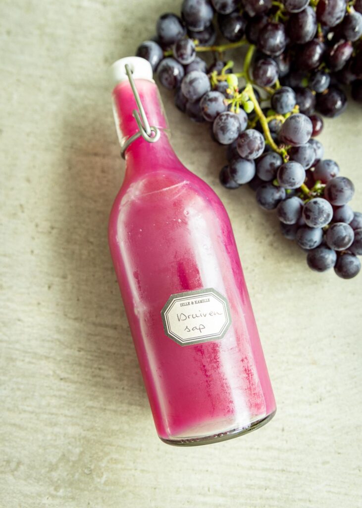 een fles druivensap recept