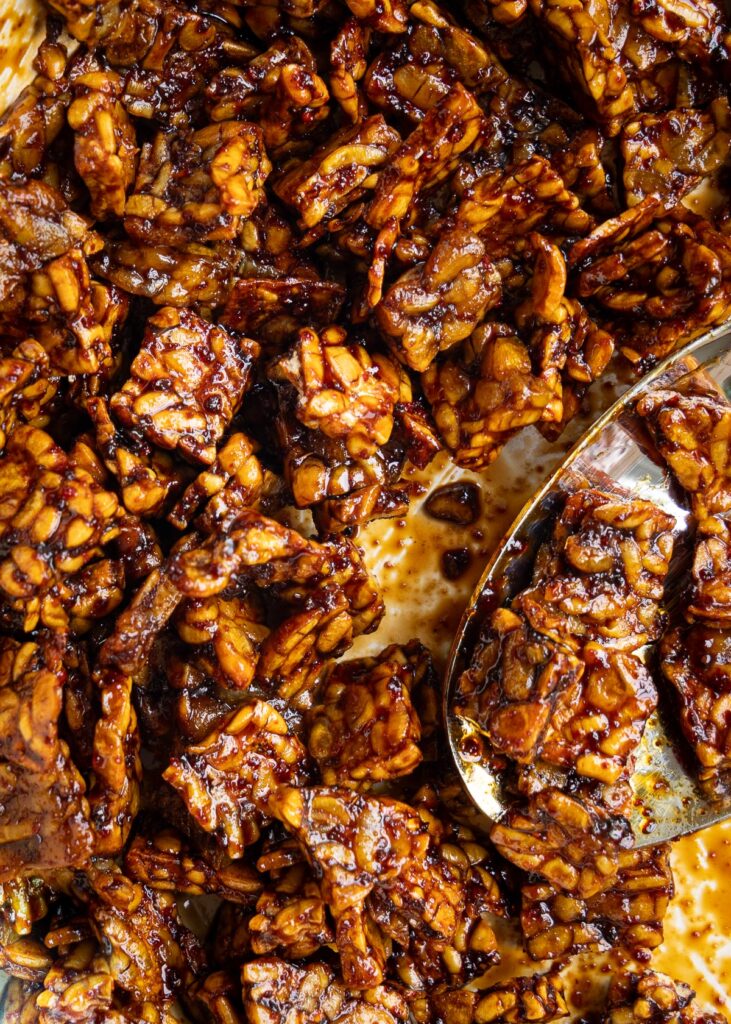 Knapperige tempeh uit de airfryer maken