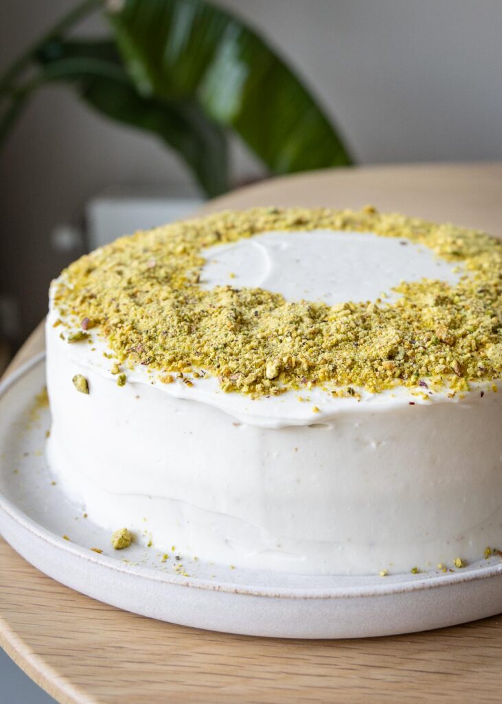 Glutenvrije pistachetaart