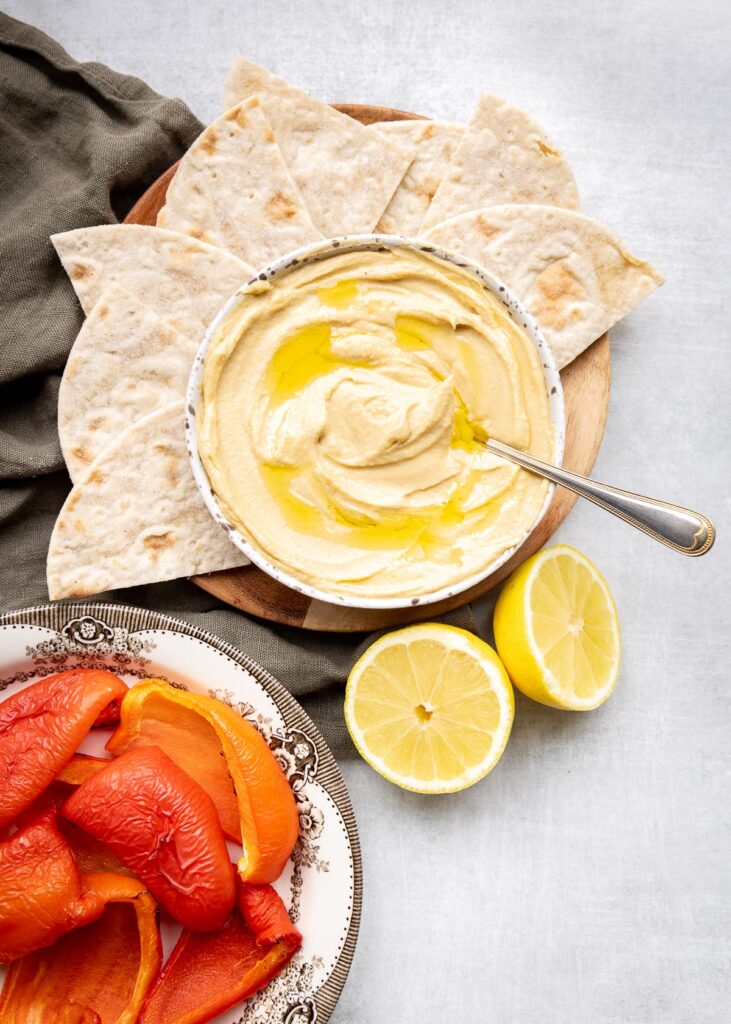 Hummus zonder tahin maken